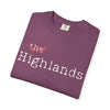 Highlands North Carolina Shirt  “The Highlands” Scribble Tee  Local Humor Graphic T-Shirt