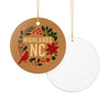 Highlands NC Cardinal Ornament
