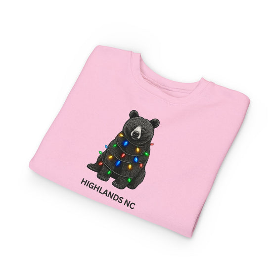 Highlands NC Bear Christmas Sweatshirt