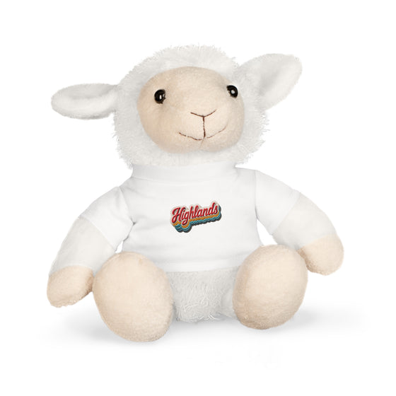 Highlands Plush Stuffed Animals with 'Highlands' T‑Shirt