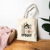 Spooky-Cute Witch Ghost Halloween Tote