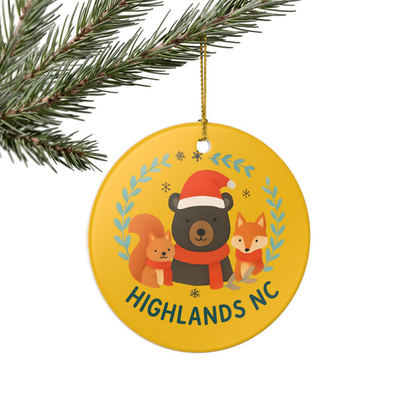 Woodland Creatures Highlands Ornament