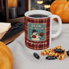 Deck The Halls, Not Your Family – Retro Snowman Mug