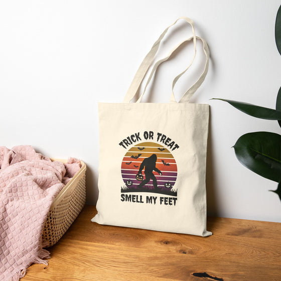 Bigfoot Trick-or-Treat Halloween Tote – "Smell My Feet!" Edition