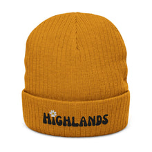  Highlands Embroidered Beanie — Ribbed Knit Winter Hat