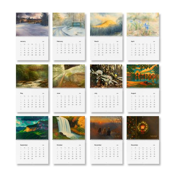 Highlands Scenic Wall Calendar (2026)
