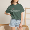 Highlands North Carolina Shirt  “The Highlands” Scribble Tee  Local Humor Graphic T-Shirt