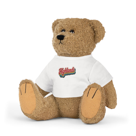 Highlands Plush Stuffed Animals with 'Highlands' T‑Shirt