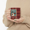 Deck The Halls, Not Your Family – Retro Snowman Mug