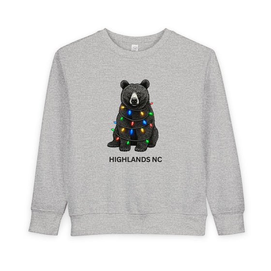 Highlands NC Bear Christmas Sweatshirt