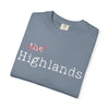 Highlands North Carolina Shirt  “The Highlands” Scribble Tee  Local Humor Graphic T-Shirt