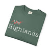 Highlands North Carolina Shirt  “The Highlands” Scribble Tee  Local Humor Graphic T-Shirt