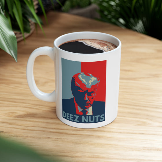 'DEEZ NUTS' Trump Mug Shot Ceramic Mug 11oz