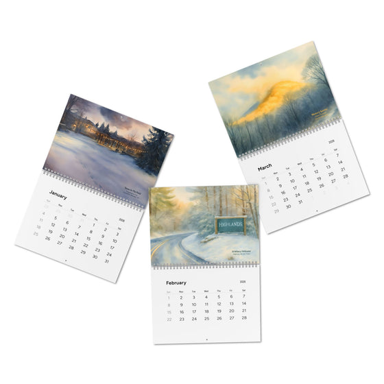 Highlands Scenic Wall Calendar (2026)