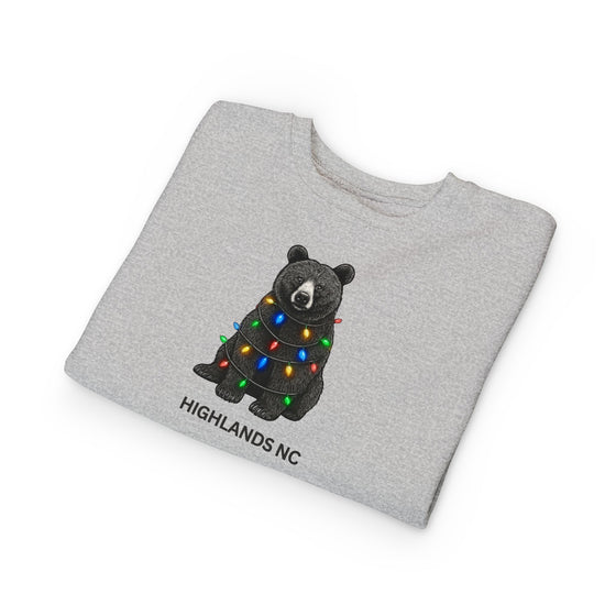 Highlands NC Bear Christmas Sweatshirt