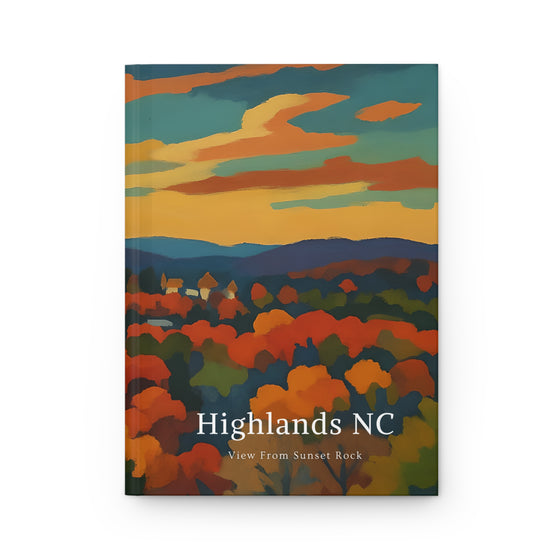 Hardcover Journal Matte - Sunset Rock