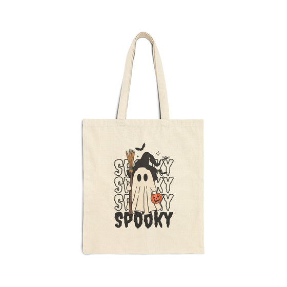Spooky-Cute Witch Ghost Halloween Tote