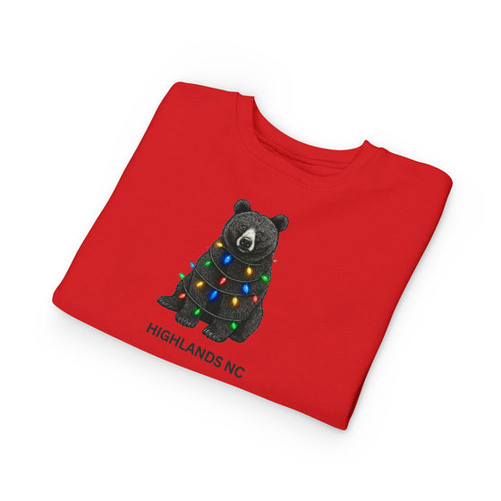 Highlands NC Bear Christmas Sweatshirt