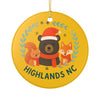 Woodland Creatures Highlands Ornament