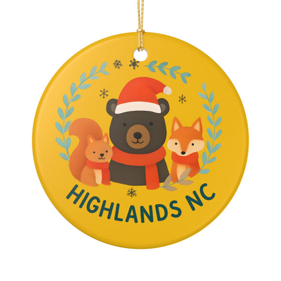 Woodland Creatures Highlands Ornament