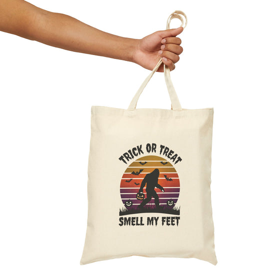 Bigfoot Trick-or-Treat Halloween Tote – "Smell My Feet!" Edition