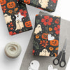 Halloween Wrapping Paper, Fun Ghosts and Pumpkins, Perfect for Gift Wrapping, Party Decor, Fall Celebrations, Spooky Season
