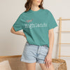 Highlands North Carolina Shirt  “The Highlands” Scribble Tee  Local Humor Graphic T-Shirt