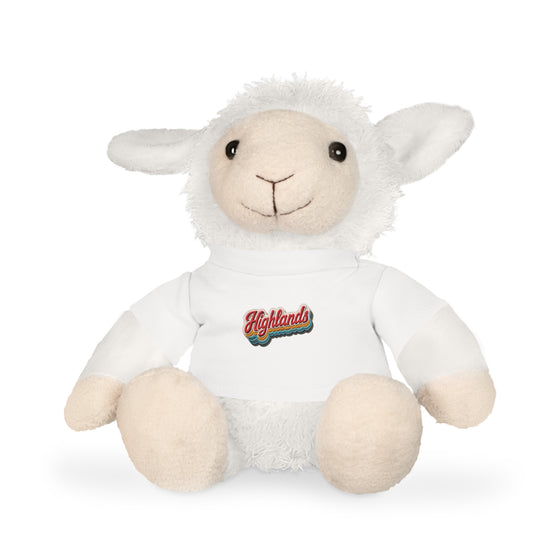 Highlands Plush Stuffed Animals with 'Highlands' T‑Shirt