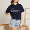 Highlands North Carolina Shirt  “The Highlands” Scribble Tee  Local Humor Graphic T-Shirt