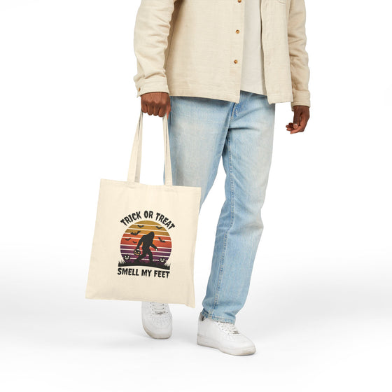 Bigfoot Trick-or-Treat Halloween Tote – "Smell My Feet!" Edition