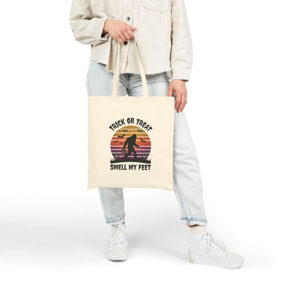 Bigfoot Trick-or-Treat Halloween Tote – "Smell My Feet!" Edition