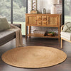 Neutral Jute Rug - Natural
