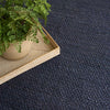 Natural Jute Rug - Navy