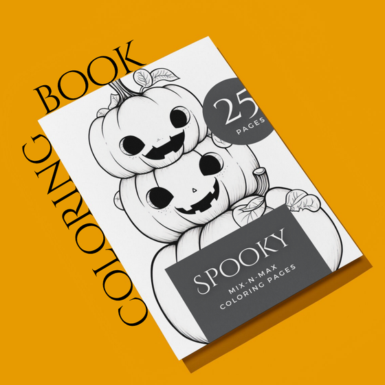 Spooktacular Halloween Coloring Book – 25 Pages of Creative Fun!