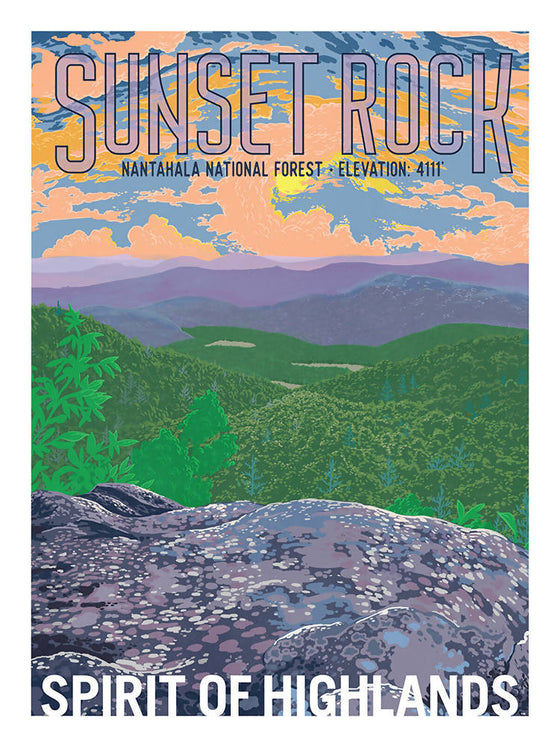 Spirit of Highlands Sunset Rock